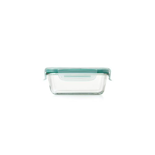 유리 직사각 밀폐용기 - 0.38L (1.6컵)